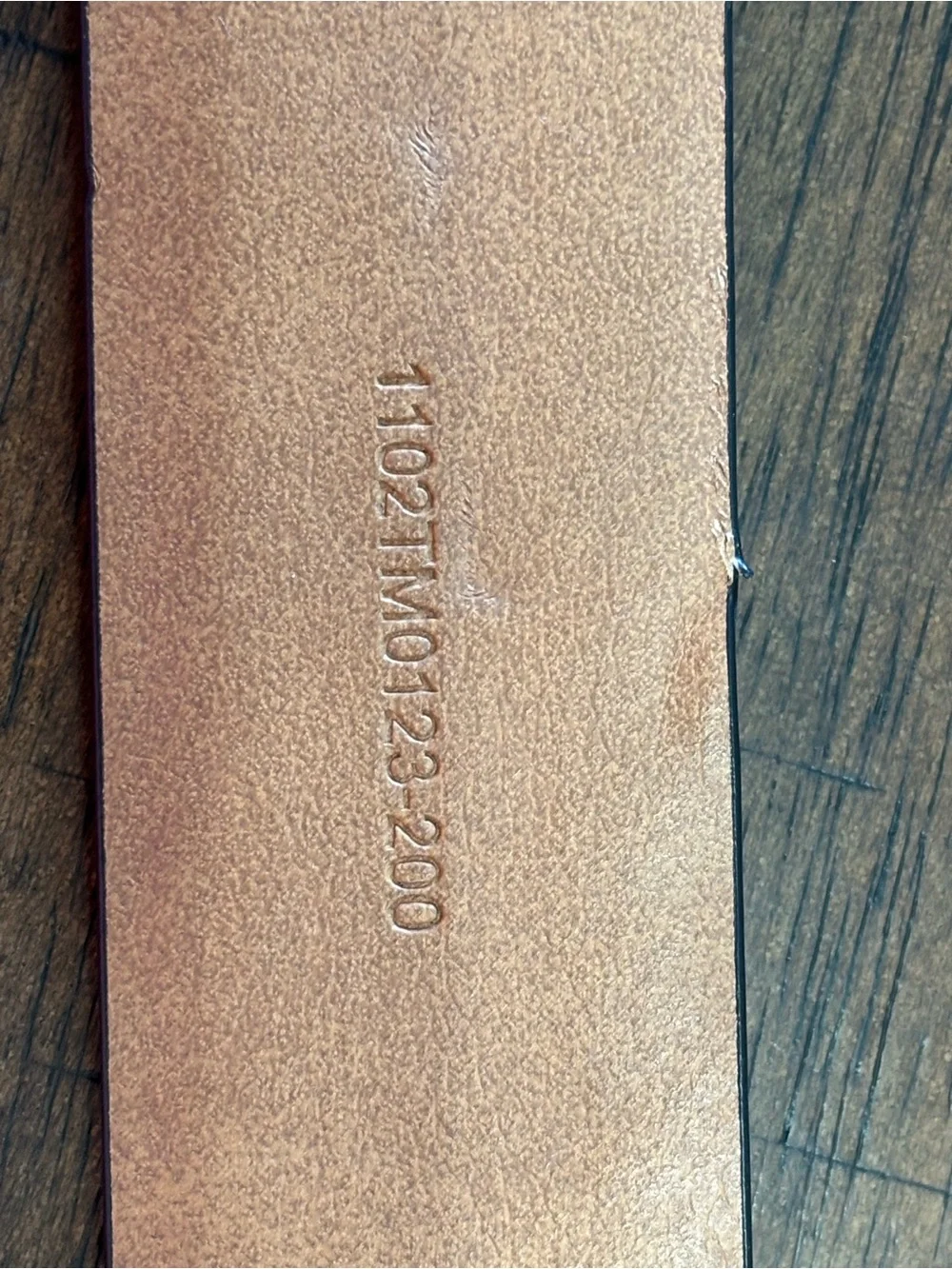 Tommy Bahama Dark Brown Textured Leather Belt with Silver Buckle